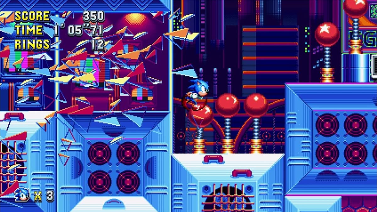 Screenshot from Sonic Mania