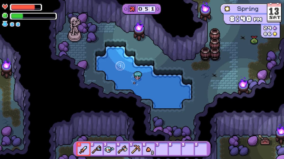 Screenshot from Fields of Mistria