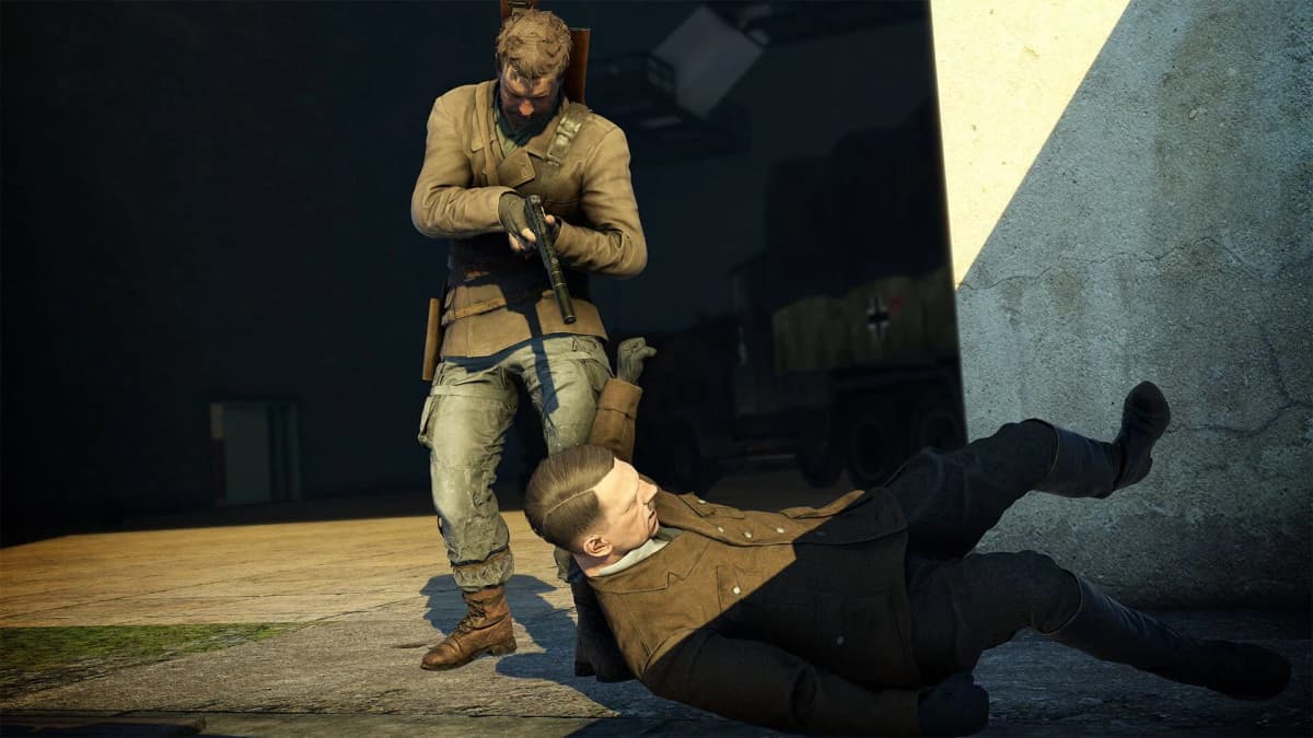 Screenshot from Sniper Elite: Resistance - Target Führer: Lights, Camera, Achtung