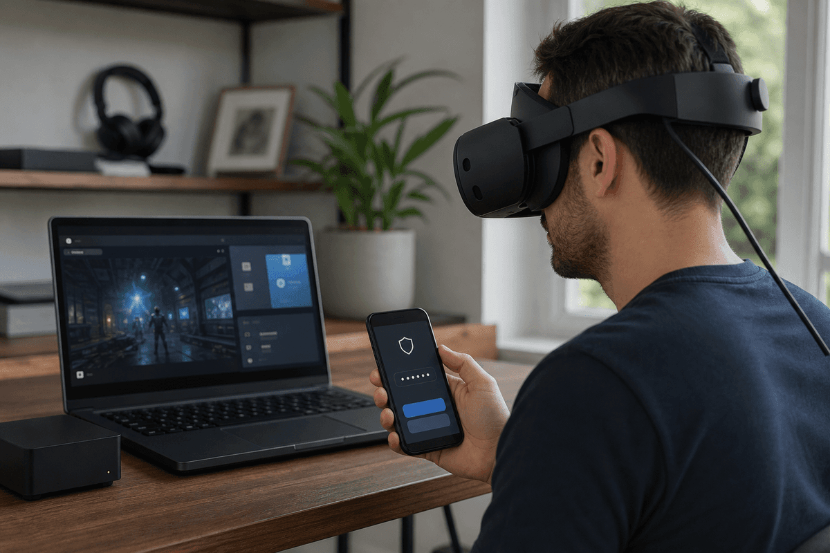 Steam Frame : configurer Steam Guard, IPD et streaming PCVR sans fil