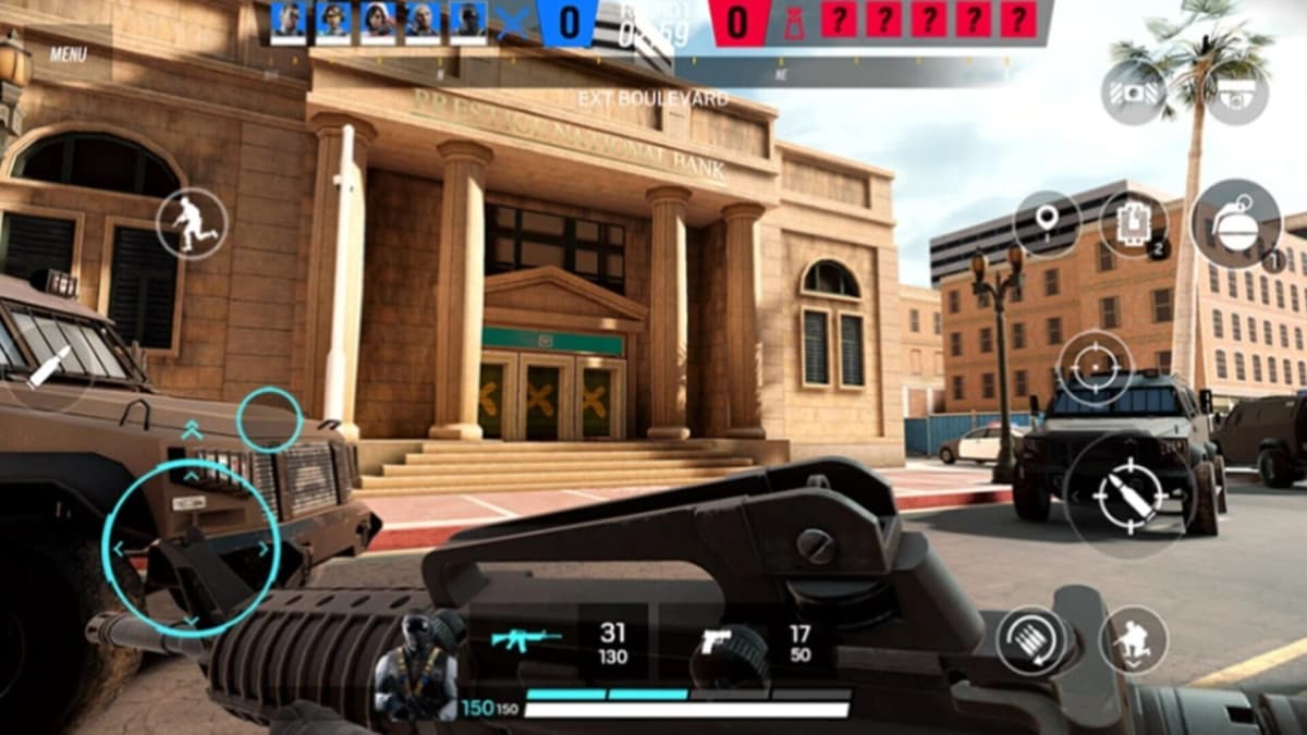 Screenshot from Rainbow Six Mobile