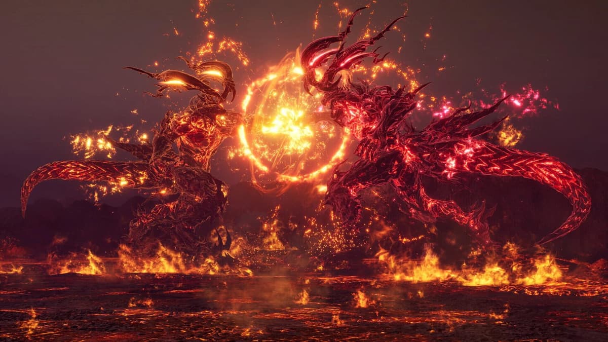 Screenshot from Tekken 8: Collaboration Set - Clive Rosfield & Phoenix Gate