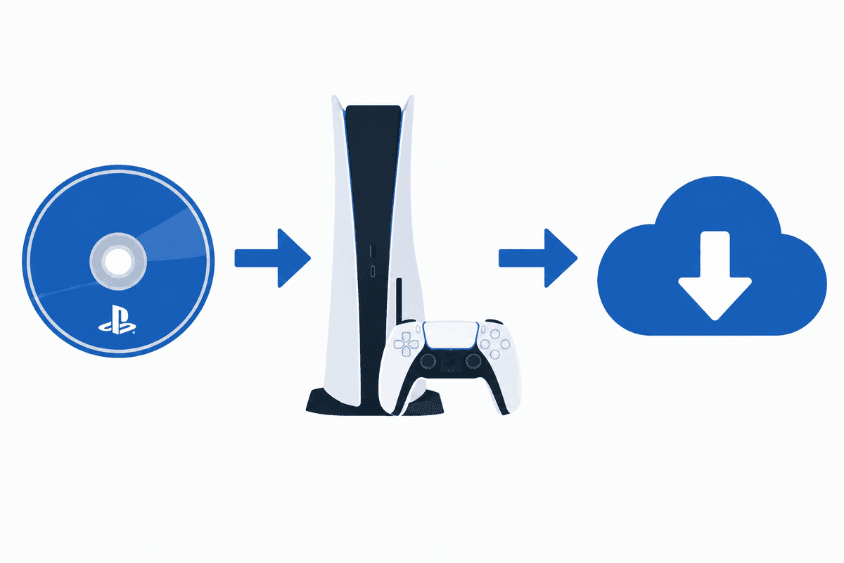 The move from physical discs to digital downloads changes how buyers access games.