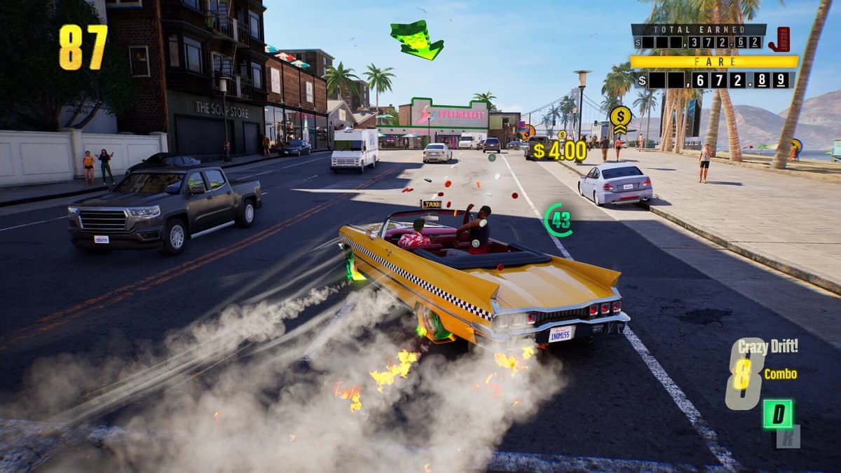 Crazy Taxi: World Tour dévoile le Brésil, pas juste une carte postale